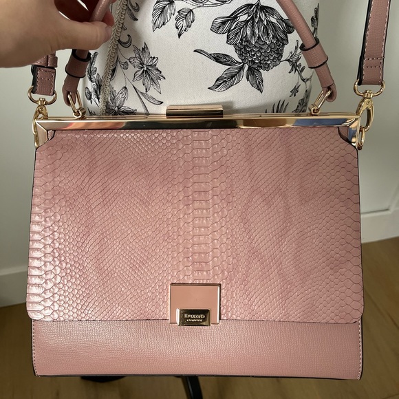 Dune London structured clasp purse - Picture 2 of 8